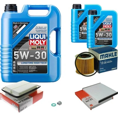 MAHLE Inspektionspaket 7 L Liqui Moly Longtime 5W-30 für Toyota Verso 1.8 1.6 - Bild 1 von 4