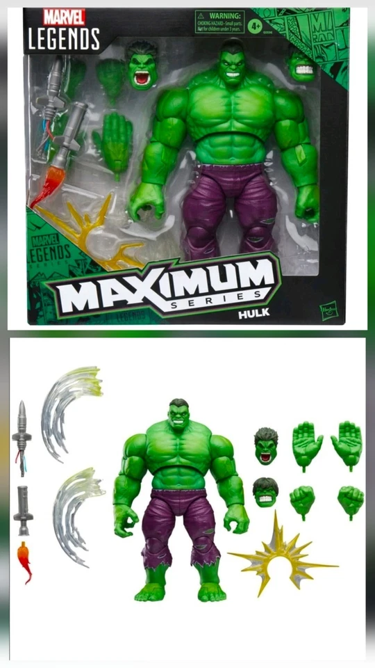 Marvel Legends Maximum Series - Hulk - Action Figure - Sigillata  - Immagine 1 di 1
