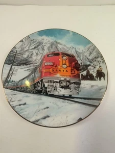 Collector Plate Traveling In Style Classic American Trains Artaffects Ltd 1988 - Picture 1 of 11