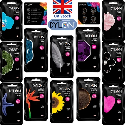 DYLON Hand Dye, Fabric Dye Sachet for Clothes, Soft Furnishings 50 g - Image 1 of 4