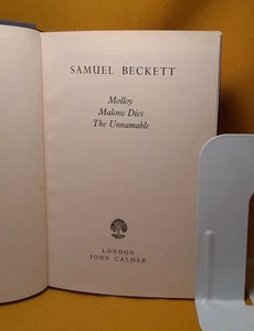 Molloy, Malone Dies, The Unnamable by Samuel Beckett 1959 HC 1st Edition Ex-lib. - Picture 1 of 13