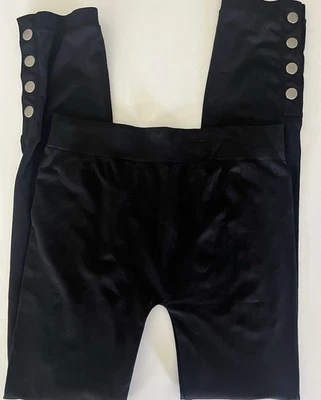 NUEVO Mujer MEDIANO Apt 9 Negro Nylon/Spandex Estilo Militar LEGGINGS A PRESIÓN Foto 1 de 4