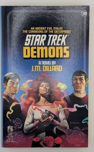 1986 Star Trek Demons #30 by JM Dillard Pocket Books Paperback Excellent - Picture 1 of 4