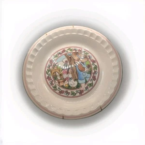 Vintage Watkins 1989 Fluted Ceramic Deep Dish Pie Plate - Picture 1 of 4