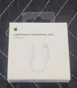 Apple Lightning auf 3,5mm Kopfhörer Klinke Adapter Original OEM iPhone 8+ X 11 12 - Bild 1 von 11
