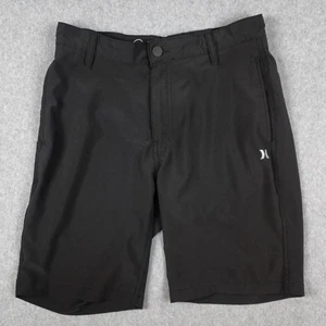 HURLEY Shorts Mens Size 30 Black Stretch Hybrid WalkShort Black - Picture 1 of 11