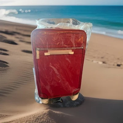 Michael Kors Women Small Travel Trolley Suitcase Luggage Bag Dark Raspberry - Image 1 of 4