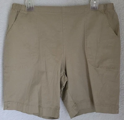 Женские шорты Just My Size размер 2X 18W/20W 18/20 эластичные с карманами на талии без застежек - Изображение 1 из 4