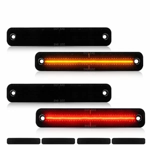 4x Side Marker Rear Front Left & Right For 1975-1991 Ford E-Series Econoline Van - Picture 1 of 13