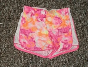 "A*" JUSTICE size 8 youth shorts soft MULTI COLOR LINED PASTELS - Picture 1 of 3