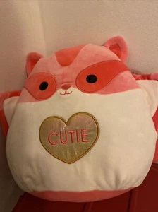 Squishmallows Rayan  15 “  New Soft Plush Squishy Toy Animal Pink Cutie Glider - Picture 1 of 6