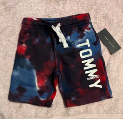 New Blue Red Boys Tommy Hilfiger Shorts size 5 - Image 1 of 3