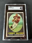 Original 1958 Topps Jim (Jimmy) Brown # 62; SGC 4; HOF; Rookie; Free shipping