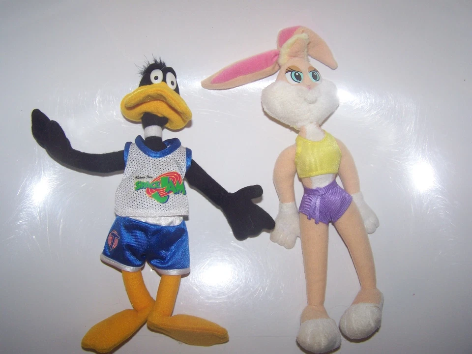 Daffy Duck & Lola Bunny Vintage 1996 McDonald's Toys Space Jam - Image 1 of 1