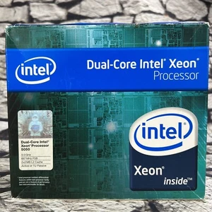 SEALED NOS Intel Xeon 5050 Dual Core CPU Processor 3.0GHz 4MB 667MHz Skt-771 - Picture 1 of 11