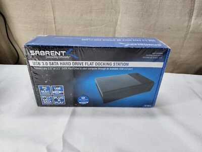 Hard Drive Reader USB 3.0 to SATA External Lay-Flat Docking Station for HDD - Image 1 of 4