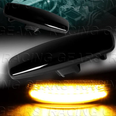 ДЫМЧАТЫЕ ЛИНЗЫ ЯНТАРНЫЕ СВЕТОДИОДНЫЕ ГАБАРИТНЫЕ ОГНИ ПОДХОДЯТ ДЛЯ INFINITI M35 M45 G35 G37 EX35 EX37 - Изображение 1 из 4