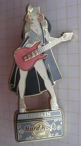 HARD ROCK CAFE DUBLIN SEXY ROCKER GIRL WITH PINK GUITAR ...... HRC Pin (Bo15) - Picture 1 of 1