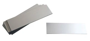 Posten-Kunststoff-Gravur-Schilder-silber/schwarz-9 Größen-Türschild-Gravurschild - Bild 1 von 1