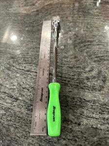 Snap-On thllfd72 1/4 Dr. dual 80 hard grip extra long flex head ratchet green - Picture 1 of 5
