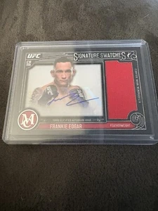 2016 Topps Museum Collection Signature Swatches Frankie Edgar /49 UFC MMA - Picture 1 of 3