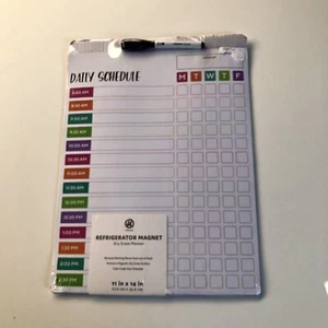 U Brand Dry Erase Planner Refrigerator Magnetic brand new 11in x 14in - Picture 1 of 7