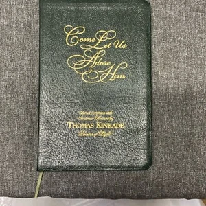 Come Let Us Adore Him: Selected Scriptures with by Thomas Kinkade - B50 - Picture 1 of 5
