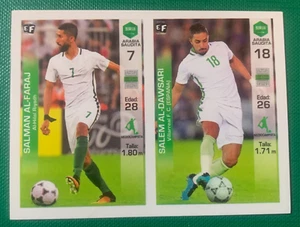 2018 EF Russia World Cup FIFA #044 SALMAN AL-FARAJ / SALEM AL-DAWSARI Sticker - Picture 1 of 2