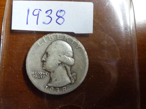 1938  WASHINGTON QUARTER Cover