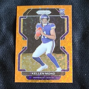 2021 Prizm Kellen Mond Orange Disco Prizm Rookie Vikings RC #351 VIKINGS - Picture 1 of 10
