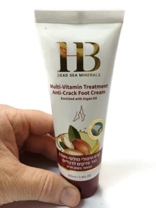 💥H&B HB 'ANTI-CRACK FOOT CREAM' 100ml Multi-Vitamin Treatment Dead Sea Minerals - Picture 1 of 8