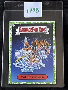 2022 Topps Spazzatura Secchio Bambini Libro Vermi Booger Verde Cal of the Wild 11b - Foto 1 di 3