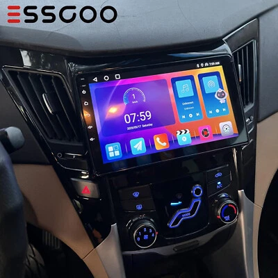 for Hyundai Sonata 2011-2015 Apple CarPlay Android 13 Car Stereo Radio GPS NAVI - Image 1 of 4