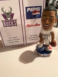 Milwaukee Bucks Ray Allen Limited Edition Pepsi Bobblehead In Box - Picture 1 of 4