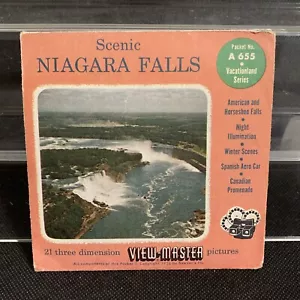 View Master Packet A 655 Niagara Falls 3 Reel Packet Set 1E - Picture 1 of 5