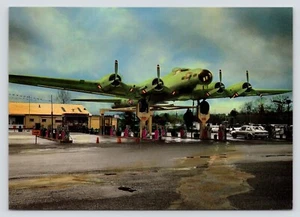Postal continental Bomber Gasolinera Ruta 99 South Portland Oregon c1970 UNP - Imagen 1 de 2