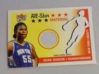 2003 Fleer Ultra WNBA All-Star Material Game Worn Jersey Vickie Johnson Liberty