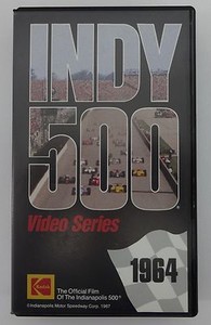1964 Indianapolis 500 Race VHS Video Tape A.J Foyt Sheraton-Thompson Watson Offy
