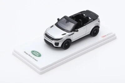 TSM TSM430156 1/43 RANGE ROVER EVOQUE CONVERTIBLE INDUS SILVER (DIECAST MODEL) - Image 1 of 3