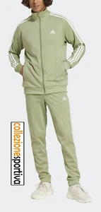 TUTA ADIDAS BASIC 3-STRIPES - JD9863 col. verde/bianco - Foto 1 di 6