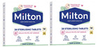 Milton Sterilising Tablets - 28 Tablets - Pack of 2 - Baby & Home Bottle Hygiene