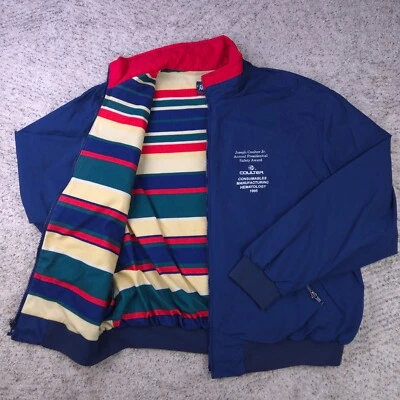 Chaqueta De Colección King Louie Para Hombres XL Manta Forrada Ropa de Trabajo Unión Hecha en EE. UU. Nylon Azul Foto 1 de 4