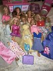 Vintage Lot Barbies Clothes Cases 1958 Pat Side Eye Accessories Mixed Purse Dog