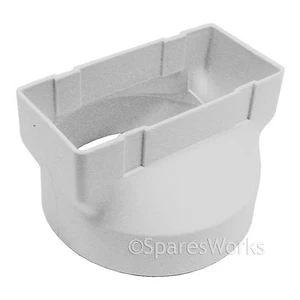 Tubo secador de tambor BOSCH tubo de ventilación manguera extremo adaptador perno conector GENUINO - Imagen 1 de 1