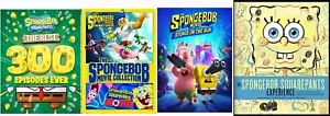 SpongeBob SquarePants Experience Book+Best 300 Episodes Ever+3 Movies DVD Sponge - Picture 1 of 11
