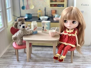 New Maileg Table & Chairs Rare Retired Barbie Blythe Size New in Box - Picture 1 of 8