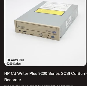 Enregistreur graveur de CD HP HP Cd Writer Plus série 9200 HP SCSI - Photo 1/3