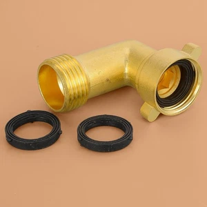 90 Degree Hose Elbow RV Camper Trailer Water Intake Fitting Solid Brass 3/4" A3 - Bild 1 von 6