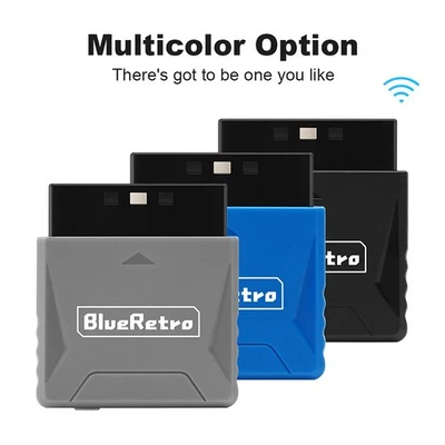 BlueRetro Wireless Bluetooth Mini Adapter Receiver For Sony PS1 PS2 - Image 1 of 4