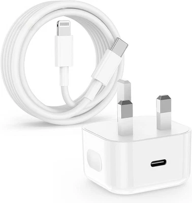 Charging adapter & cable for iPhone & iPad-USBC To Lighttning - Image 1 of 4
